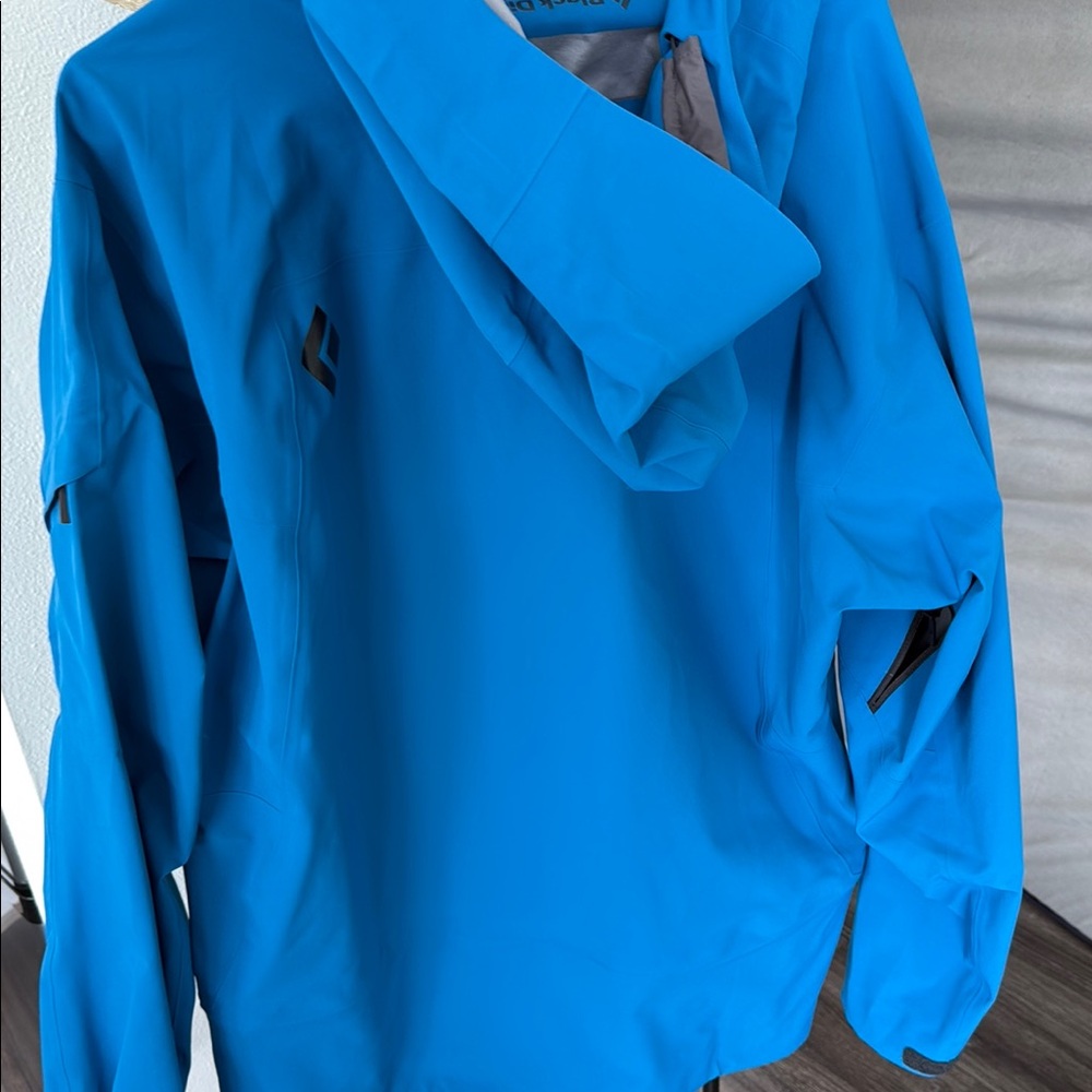 Black Diamond Men’s Recon Stretch Ski Shell – Kingfisher Blue – Size L - Picture 13 of 16